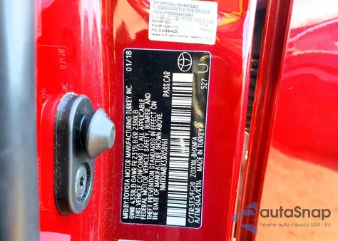 2018 Toyota C-Hr Xle z USA, uszkodzony, nr VIN NMTKHMBX3JR058961